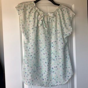 Lauren Conrad sheer blouse